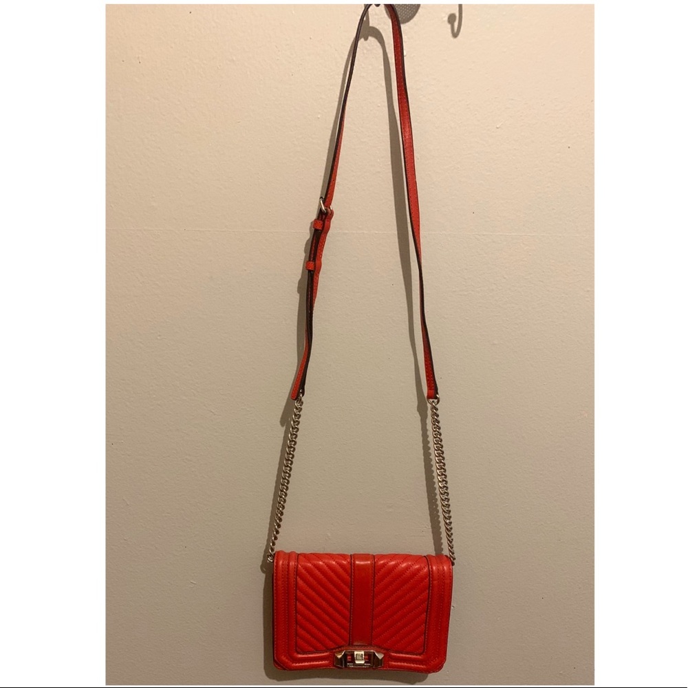 Rebecca Minkoff quilted leather love crossbody bag